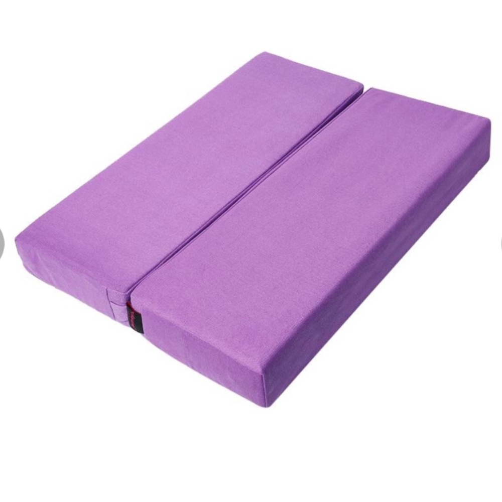 Foldable Pinkish-Purple Meditation/Yoga Bolster